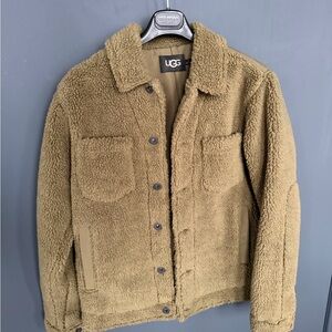UGG Men's Olive Green Sherpa Jacket